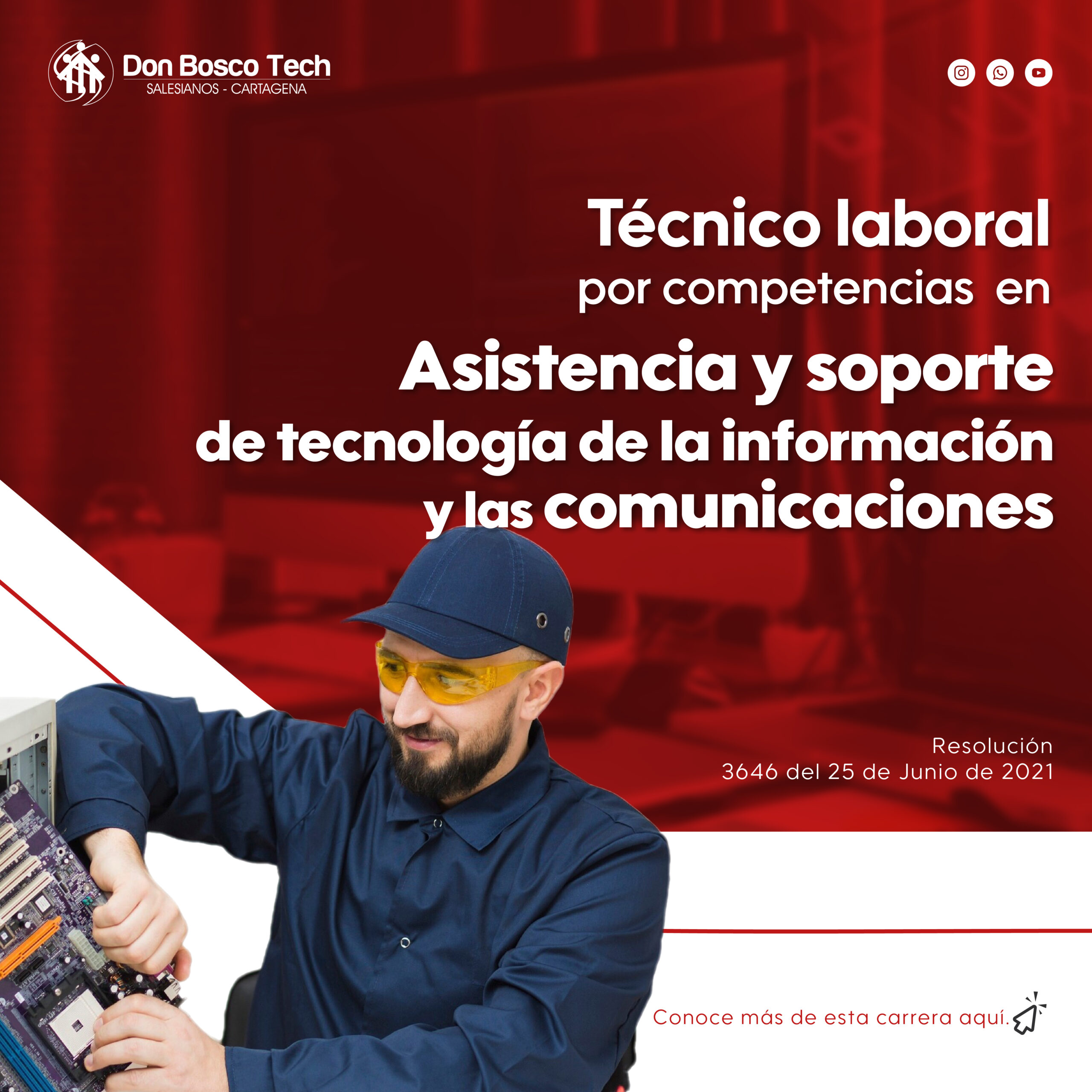 Carreras técnicas en cartagena. Don Bosco Tech