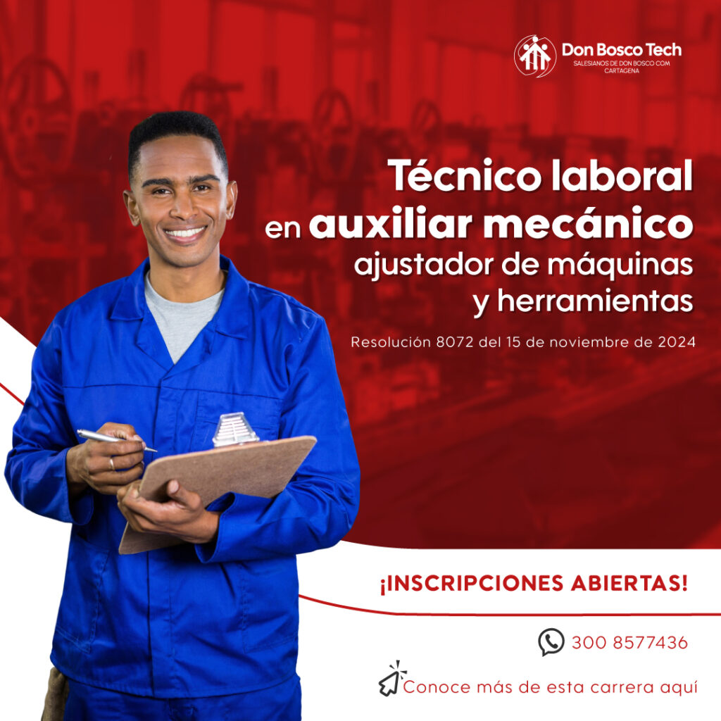 CARRERA TECNICA EN MECANICA. DURACIÓN 2 SEMESTRES.